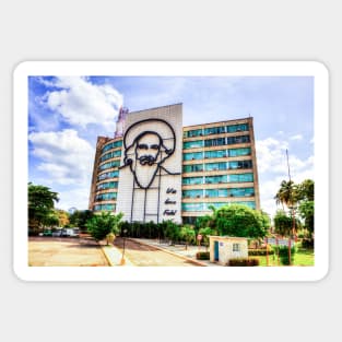 Revolution Square Camilo Cienfuegos Havana Cuba Sticker